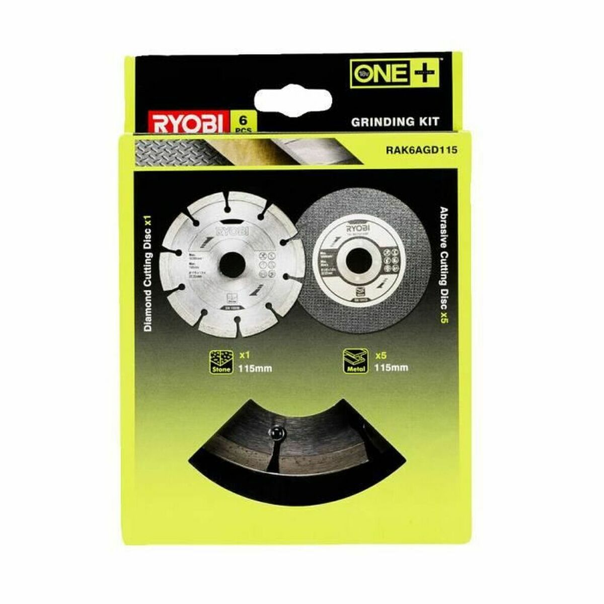 Disco de corte Ryobi (6 Unidades)