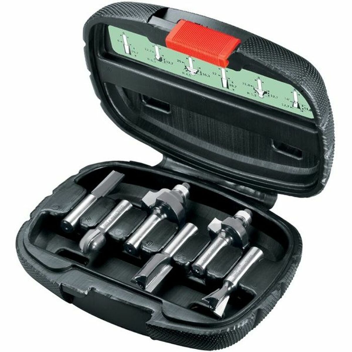 Conjunto de fresas multiusos BOSCH 8 mm 6 Peças