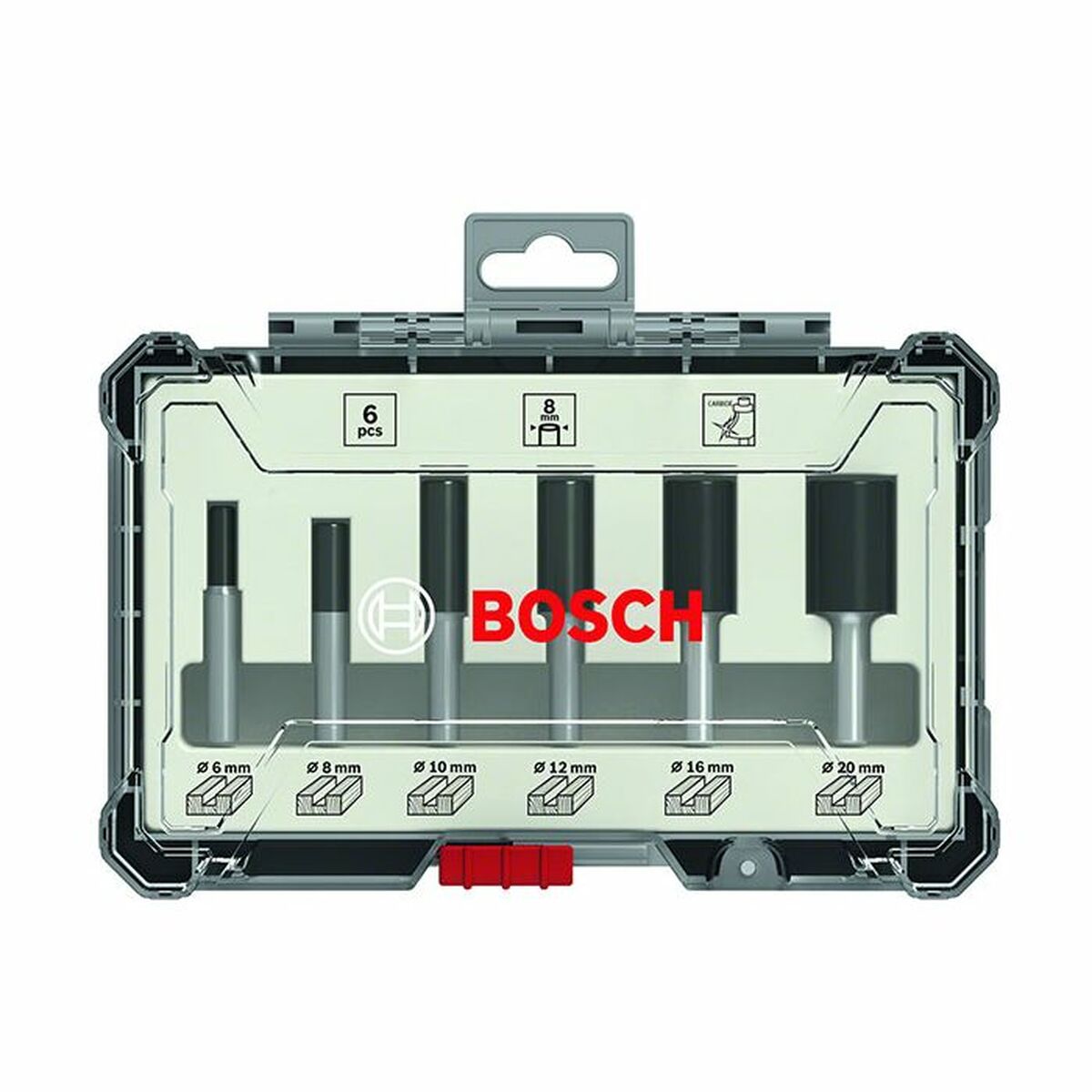 Conjunto de fresas multiusos BOSCH 6 Peças