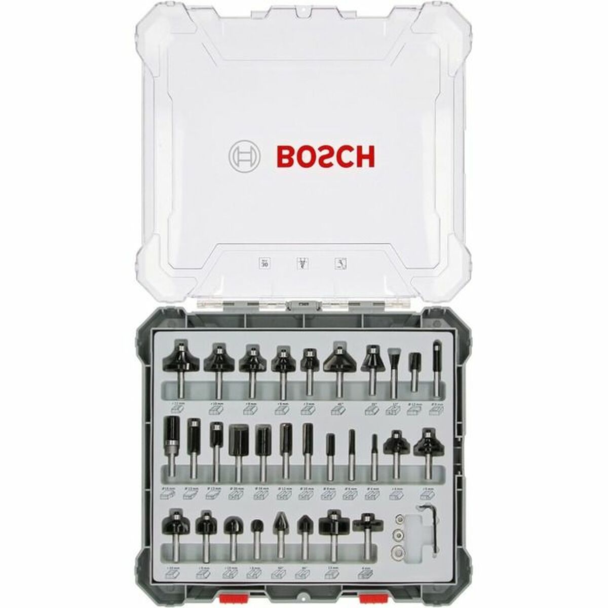 Conjunto de fresas multiusos BOSCH 30 Peças