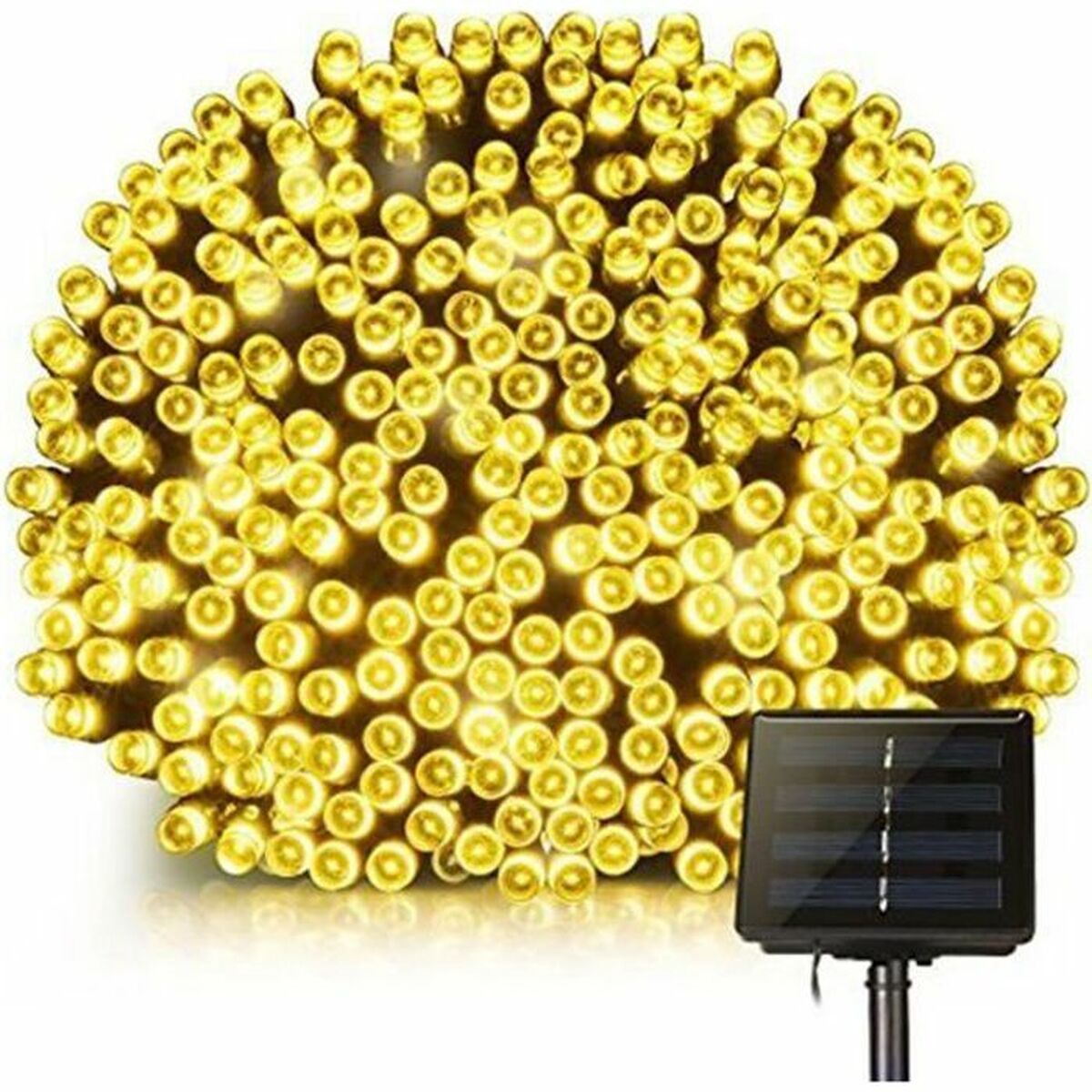 Grinalda de Luzes LED Lumisky YOGY SOLAR WARM 400 LEDS Preto noir 1 W
