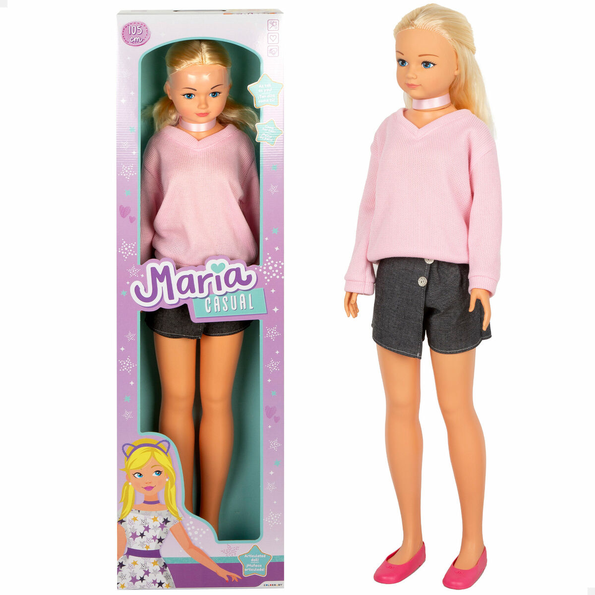 Boneca Colorbaby 30 x 105 x 14 cm