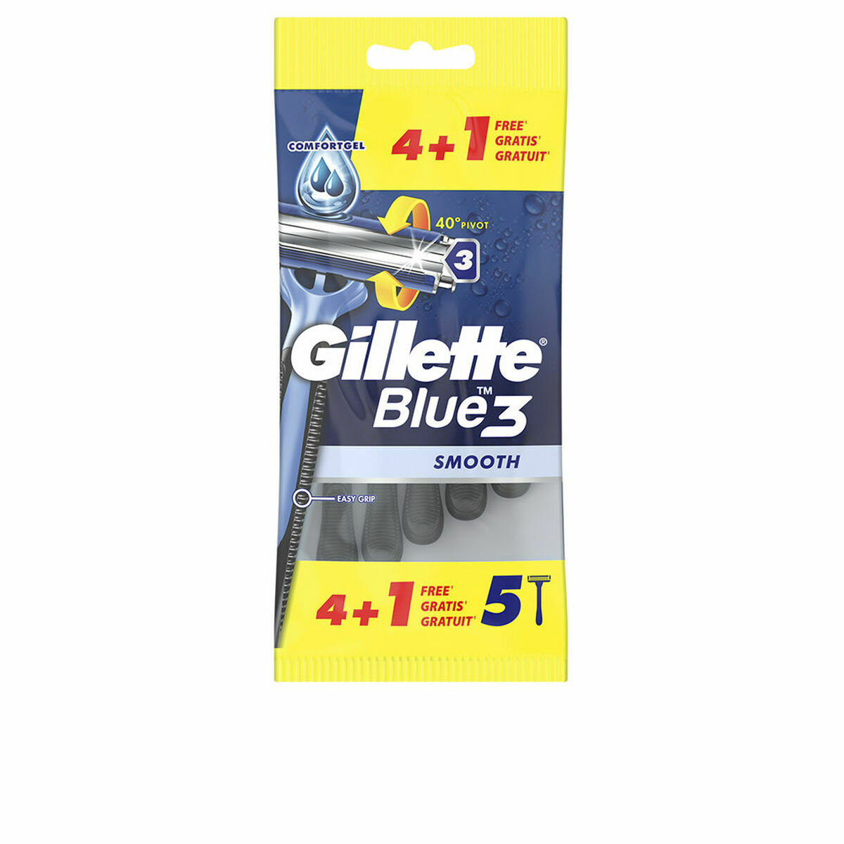 Lâminas de barbear Gillette Blue 3 Descartáveis