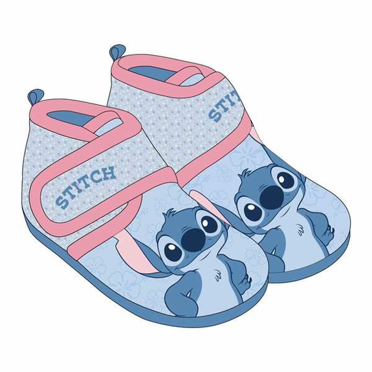 Chinelos de casa Stitch Azul Claro 27