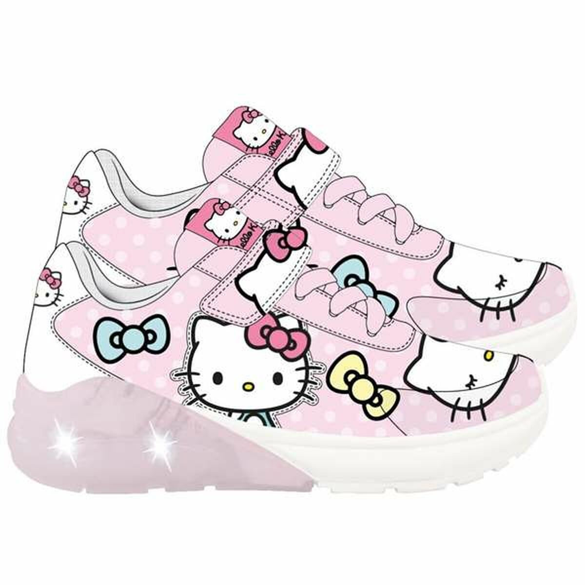 Sapatilhas de Desporto Infantis Hello Kitty Cor de Rosa 28