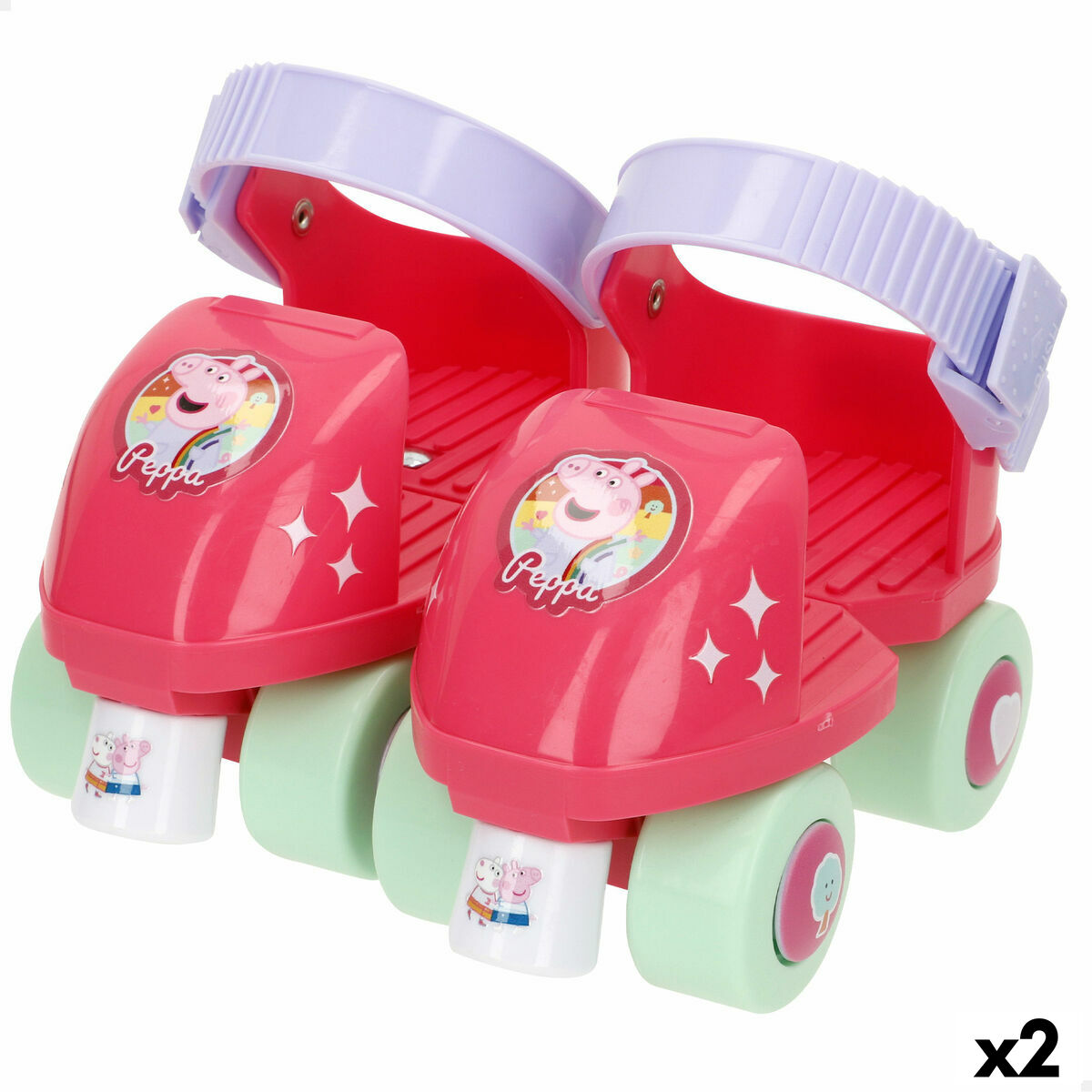 Patins Peppa Pig (2 Unidades)