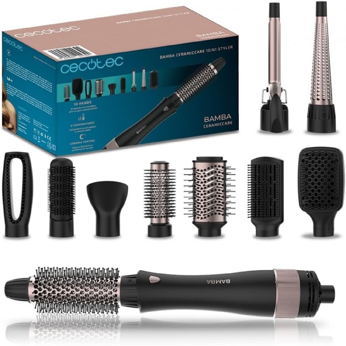 Escova de Styling Cecotec CeramicCare 10in1 Styler