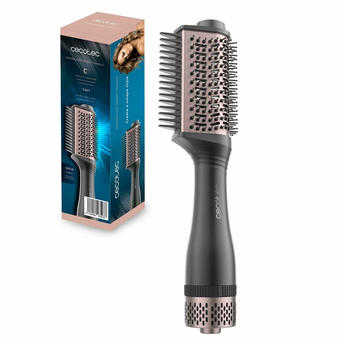 Escova de Styling Cecotec CeramicCare Unique Triangle