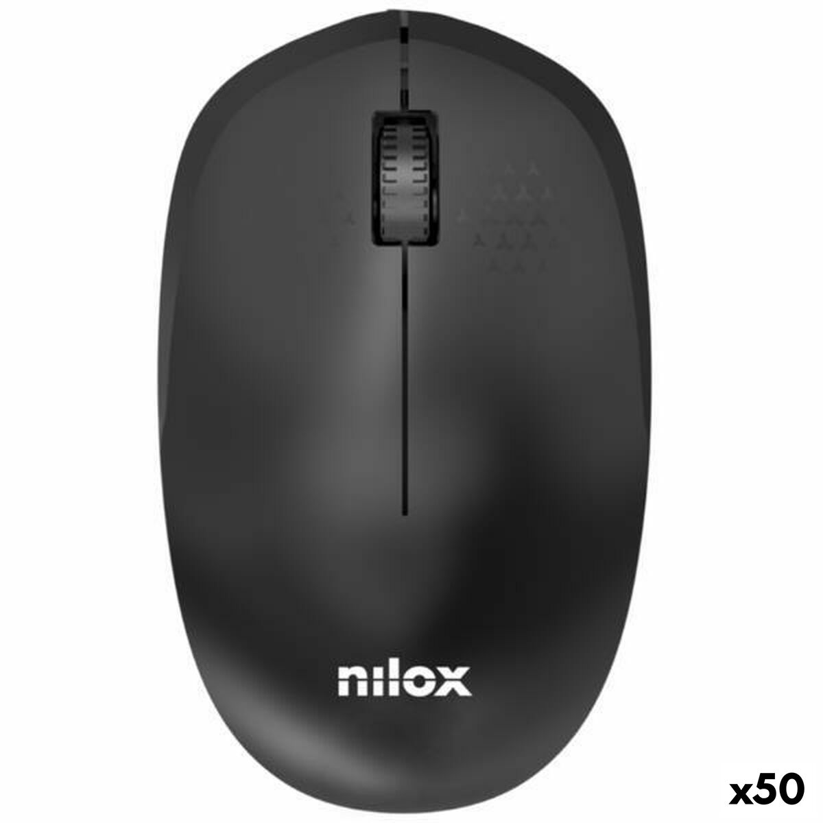 Rato sem Fios Nilox Preto 1000 dpi (50 Unidades)