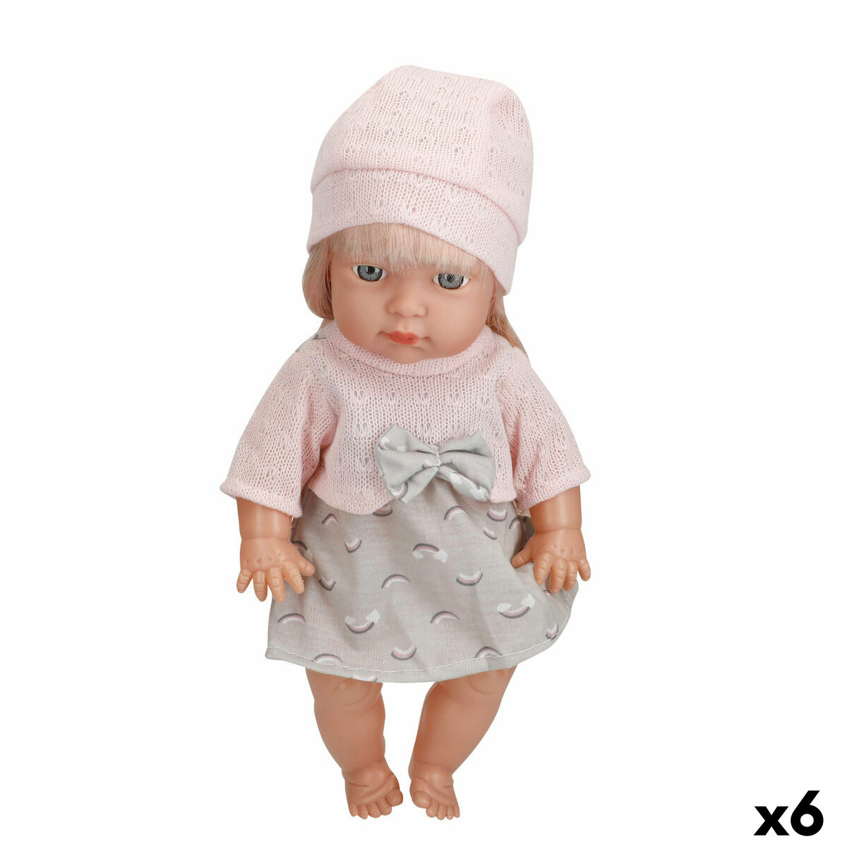 Boneca bebé Colorbaby 14 x 30 x 9,5 cm 6 Unidades