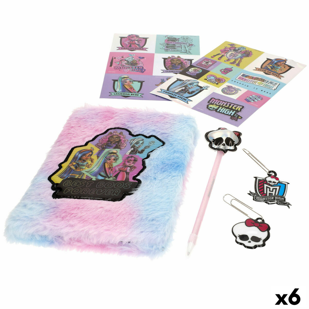 Conjunto de Desenho Monster High (6 Unidades)