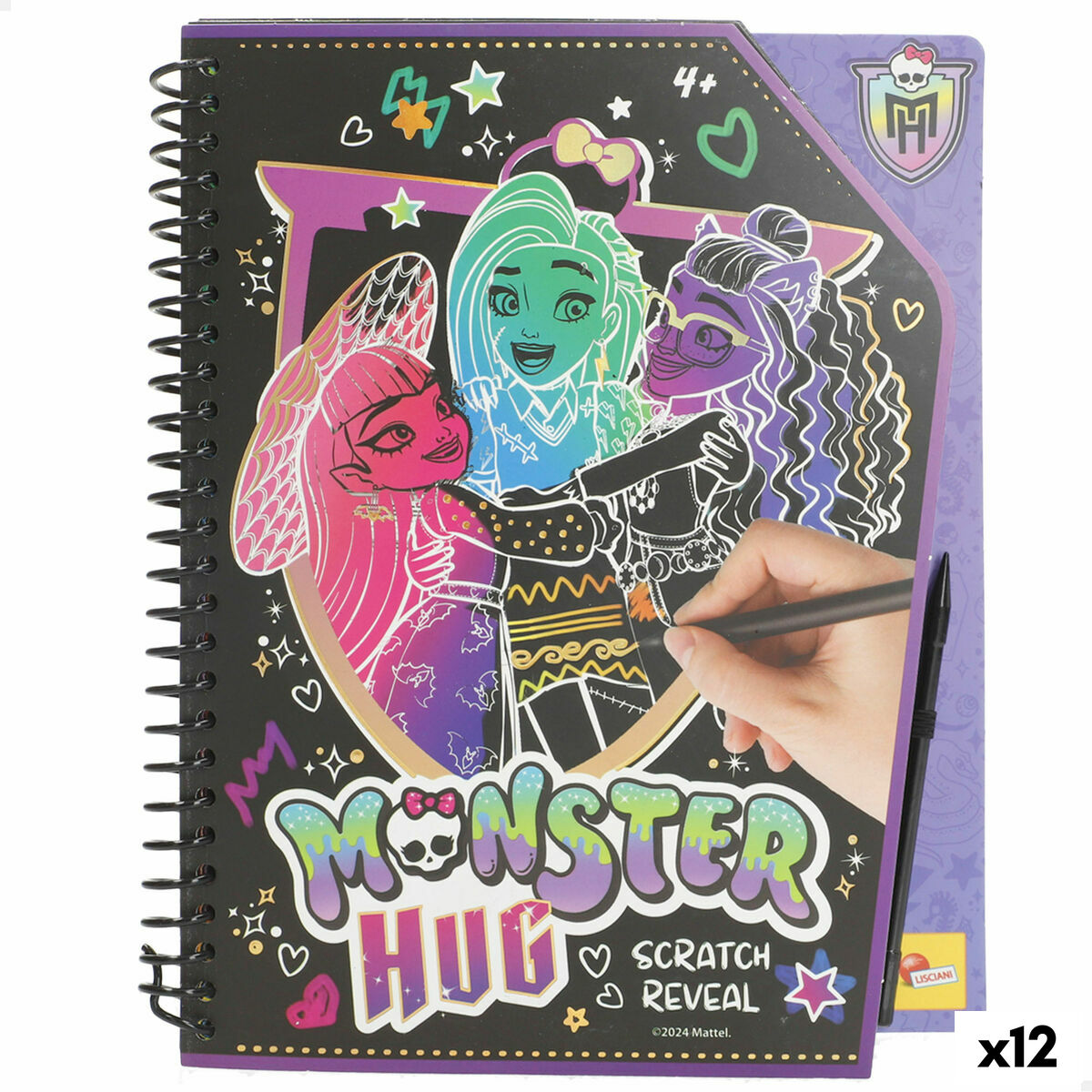Conjunto de Desenho Monster High (12 Unidades)