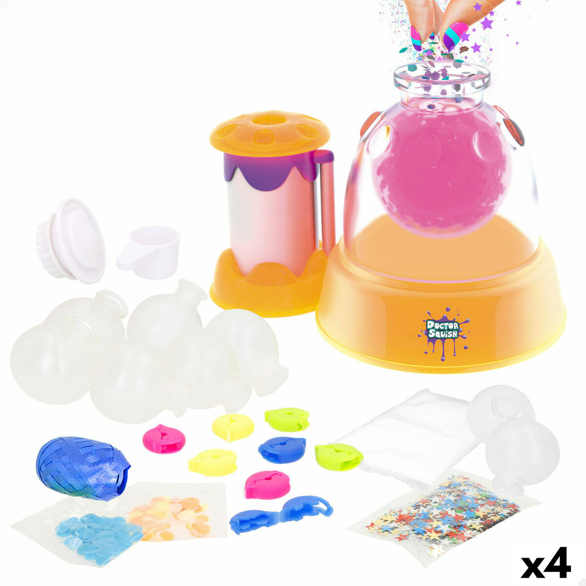 Jogo de Trabalhos Manuais Doctor Squish (4 Unidades)