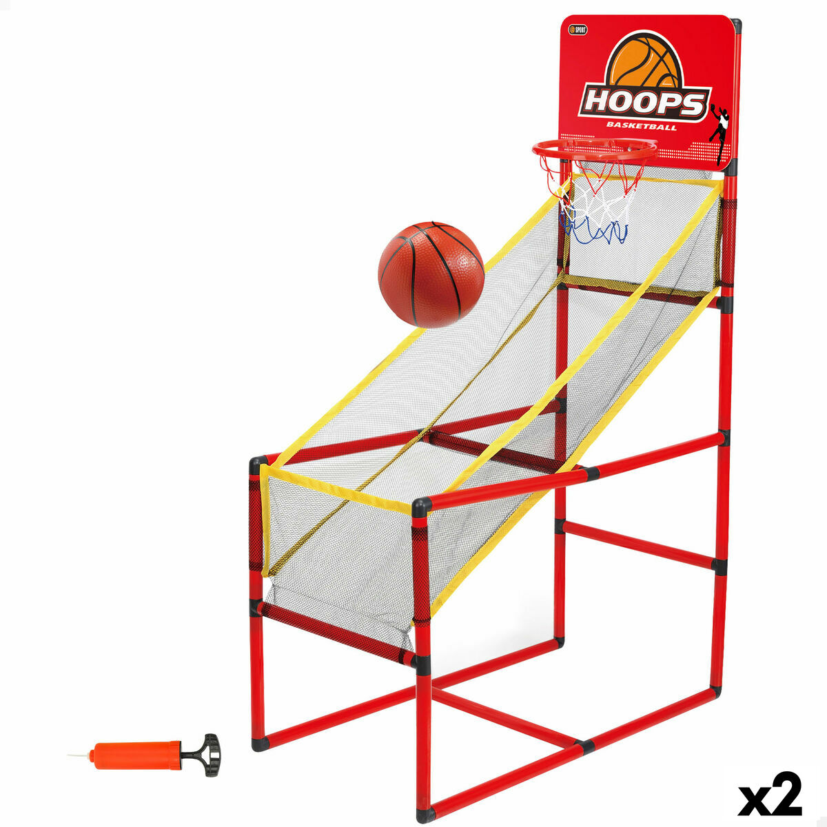 Cesto de Basquetebol Colorbaby 41 x 120 x 80 cm (2 Unidades)