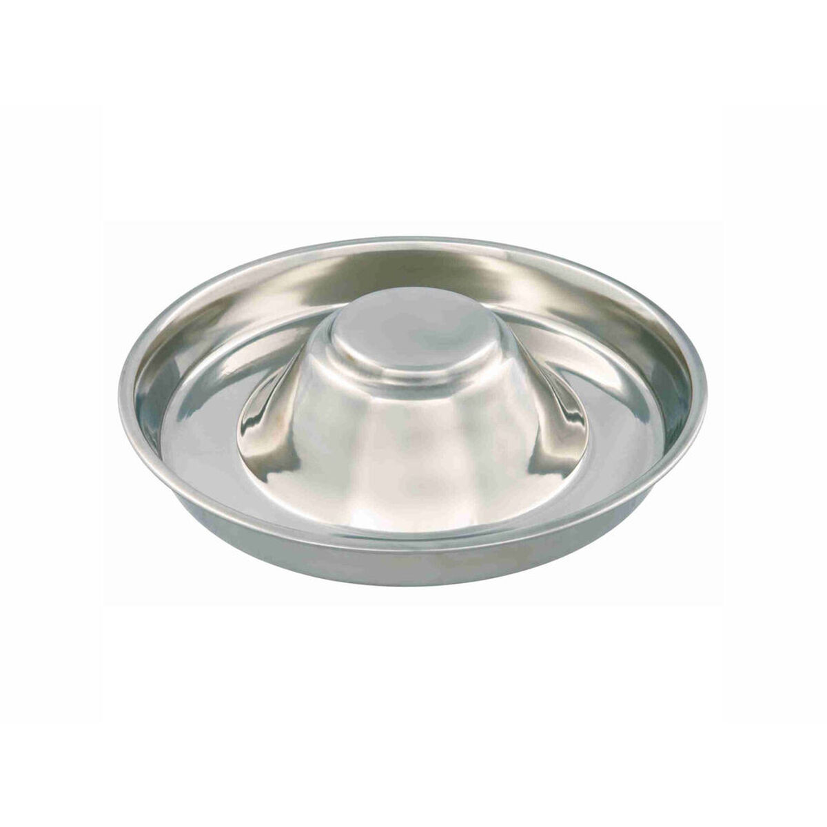 Comedouro para animais de estimação Trixie Aço inoxidável 1,4 L Prateado