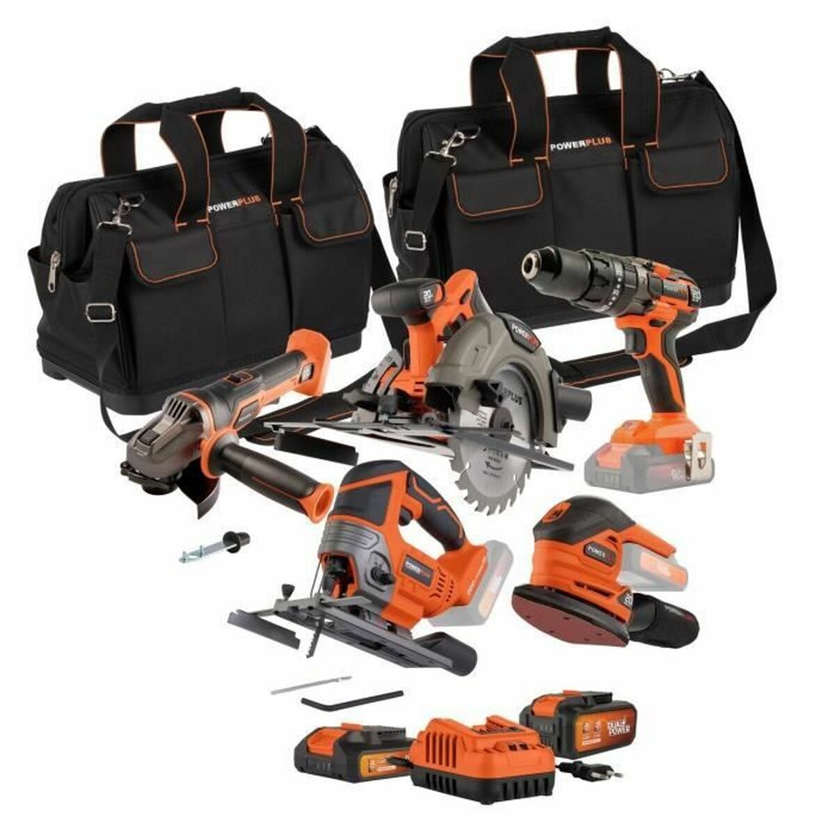 Set de Ferramentas Powerplus (4 Unidades)