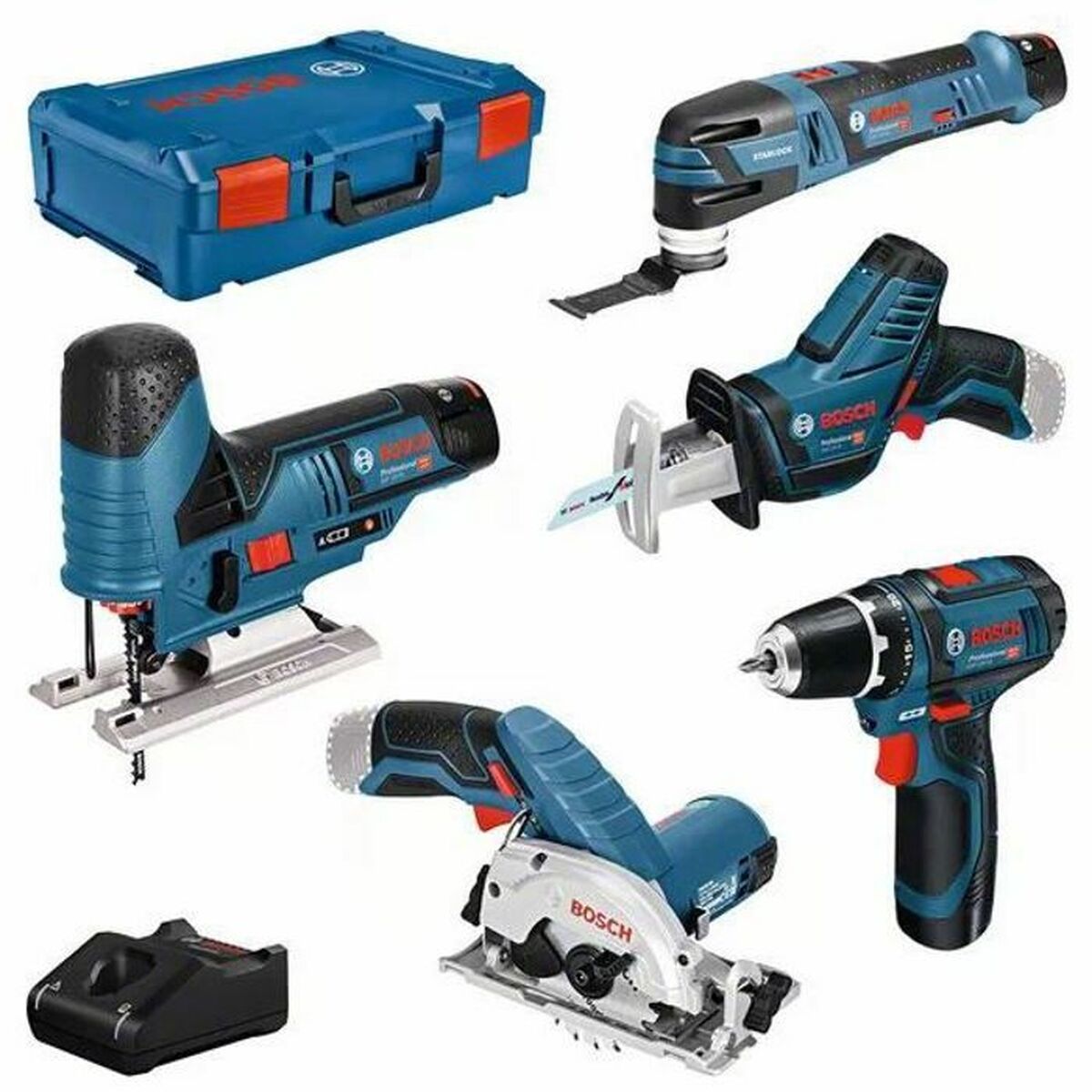 Set de Ferramentas BOSCH GST GOP GSA GSR GKS (5 Unidades)