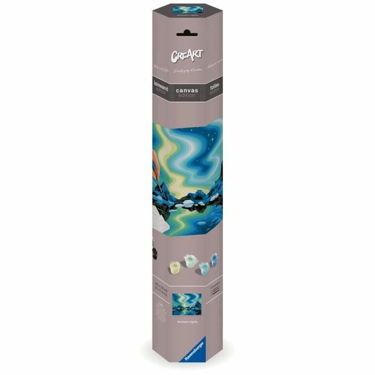 Conjunto de pintura por números Ravensburger Creart Canvas