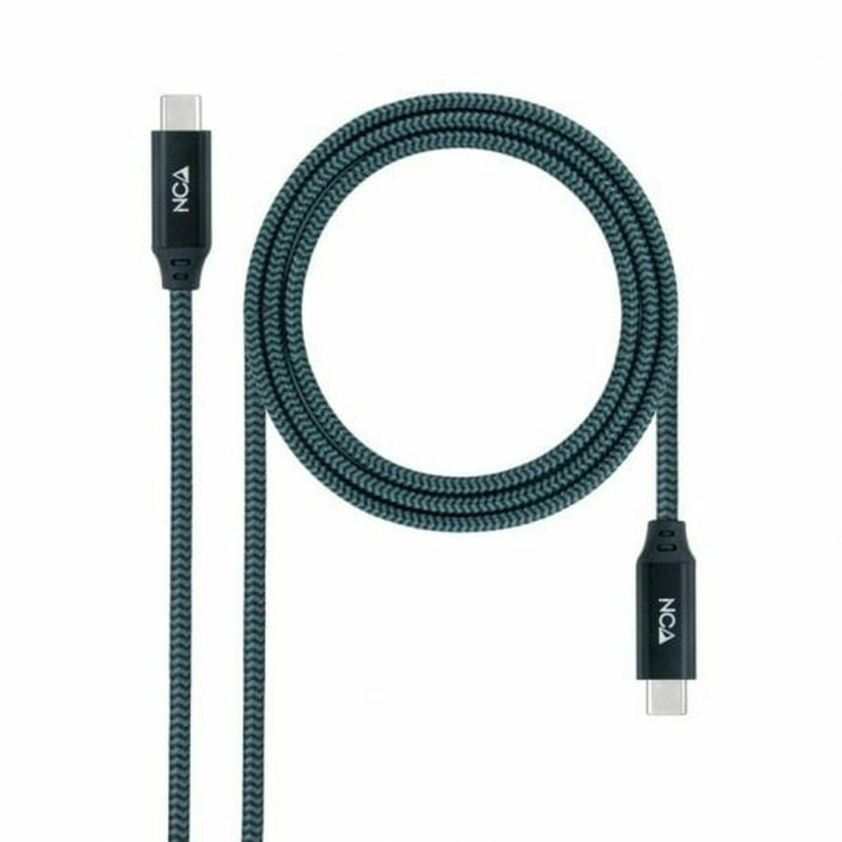 Cabo USB-C NANOCABLE 10.01.4301-COMB Preto 1 m
