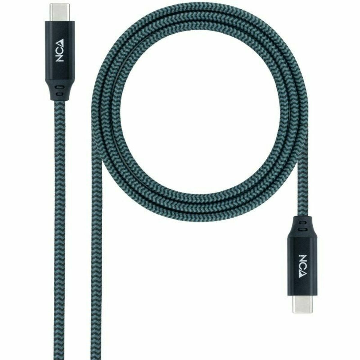 Cabo USB-C NANOCABLE 10.01.4300-COMB Preto 0,5 m