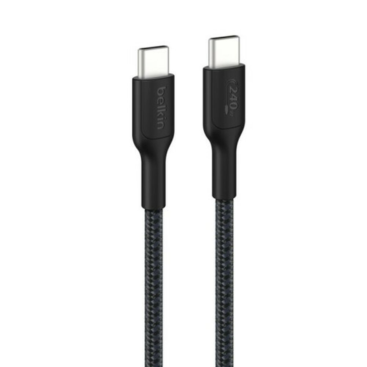 Cabo USB para Lightning Belkin CAB025HQ2MBK Preto 2 m