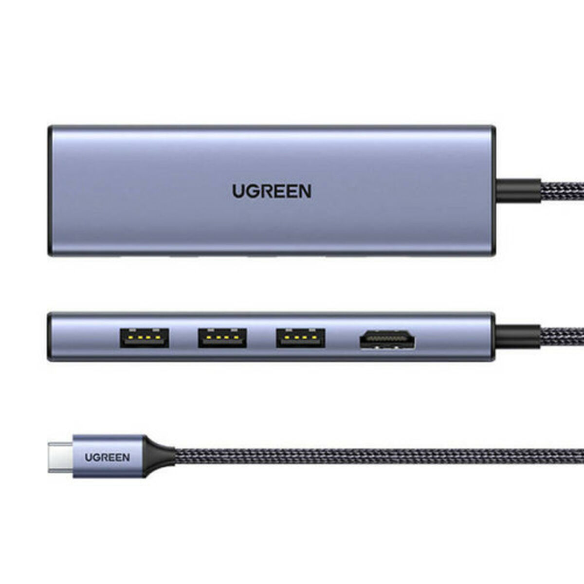 Cabo USB para Lightning Ugreen 20956A Prateado
