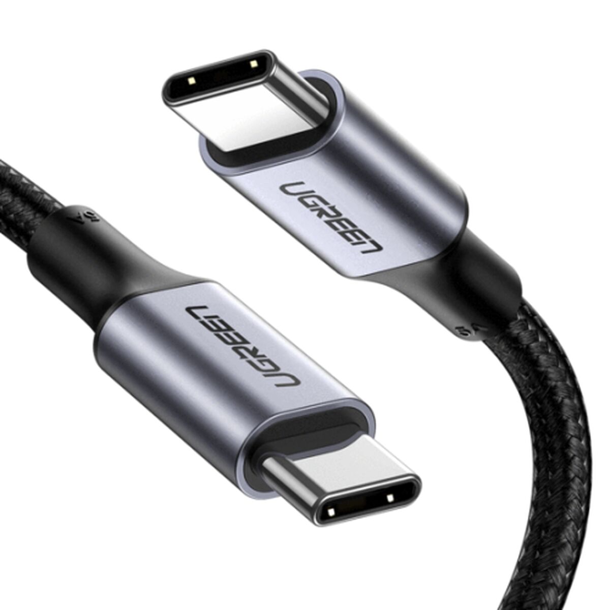 Cabo USB para Lightning Ugreen 70427 Preto Prateado 1 m