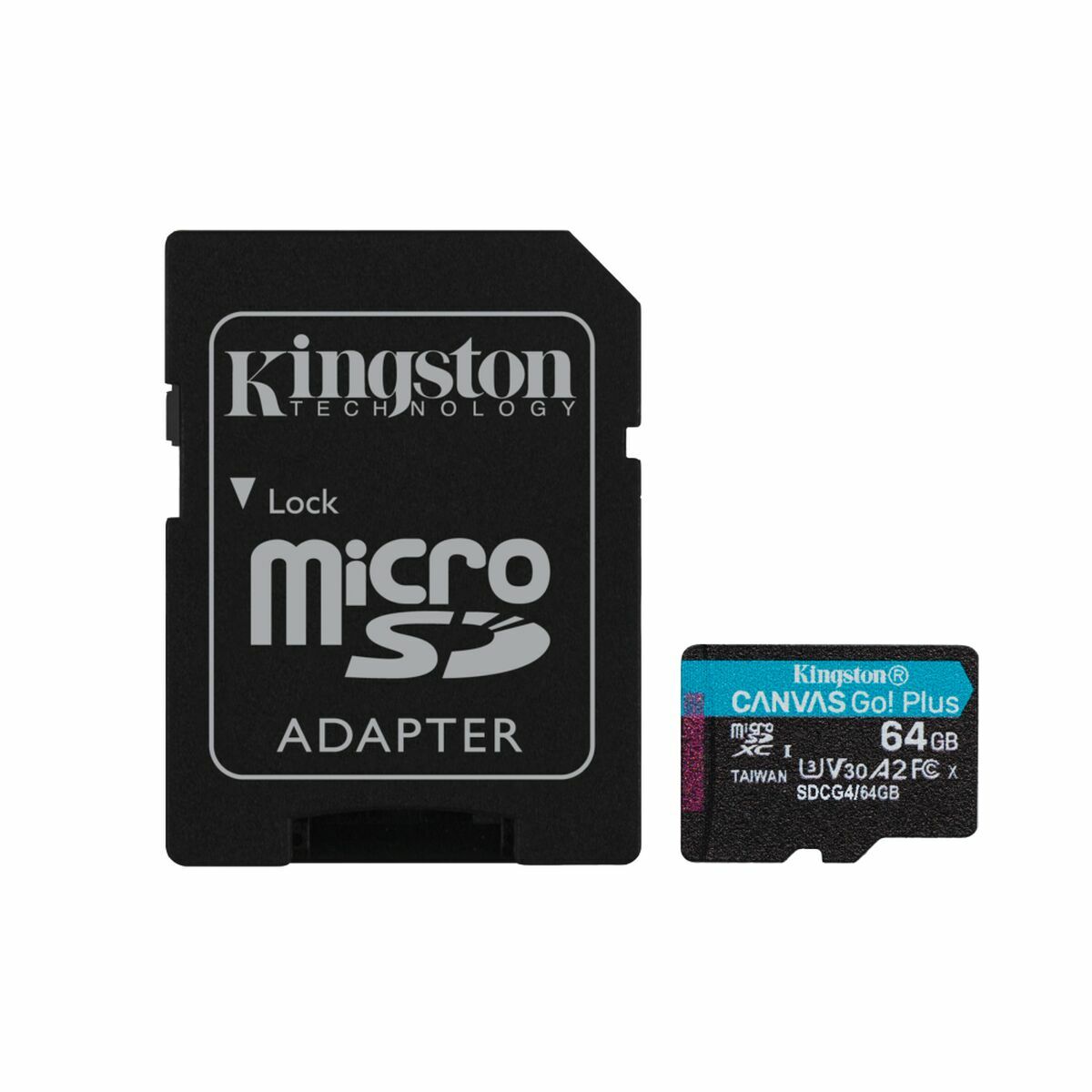Cartão de Memória Micro SD com Adaptador Kingston SDCG4/64GB 64