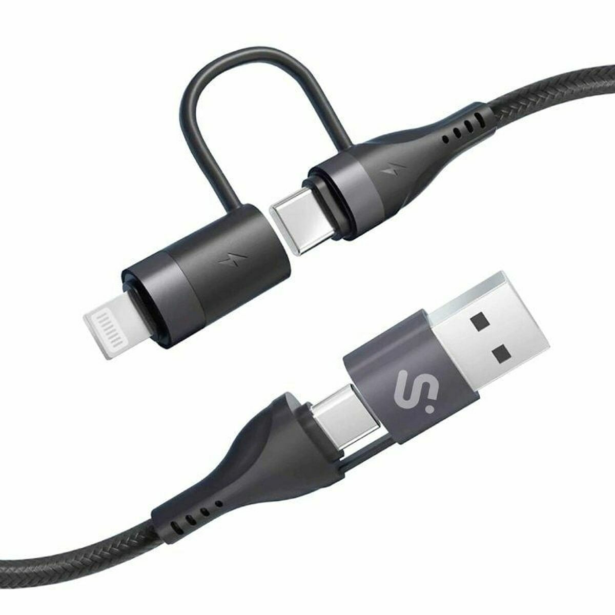 Cabo HDMI Subblim SUBCAB-4IN101 Preto 1,2 m