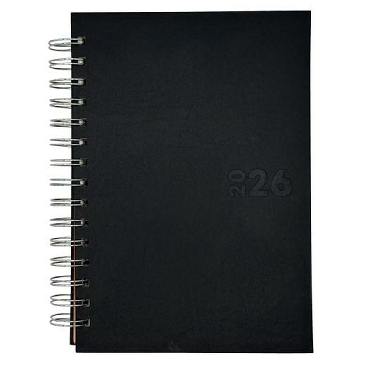 Agenda Didex BOSTON Preto 14,5 x 21 cm 2026