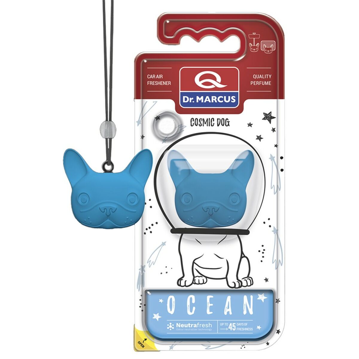 Ambientador Para Automóveis Dr Marcus COSMIC DOG OCEAN Ocean Plástico