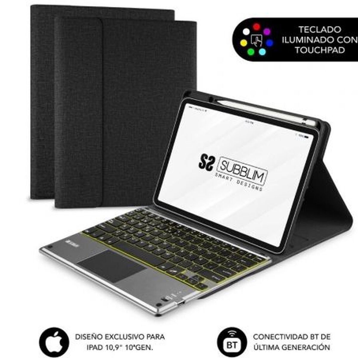 Estojo para iPad + Teclado Subblim SUBKT4-BTPI03 10,9" iPad