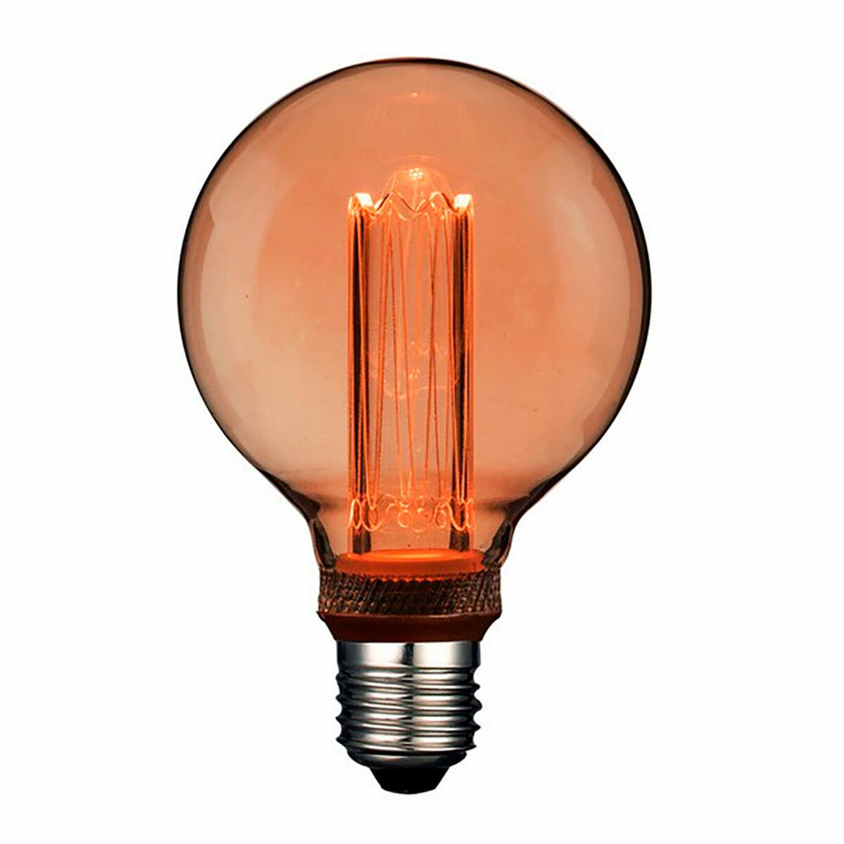 Lâmpada LED Fbright g95 Âmbar 4 W E27 200 Lm ø 9,5 x 14,5 cm Decorativa (1800 K)