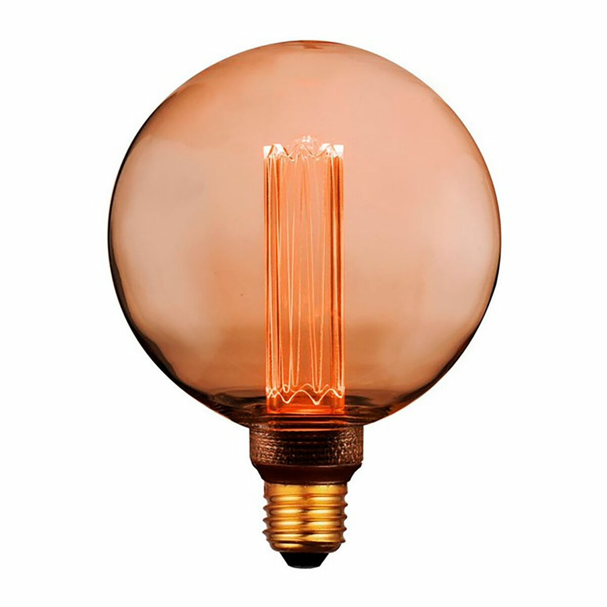 Lâmpada LED Fbright g125 Âmbar A 4 W E27 200 Lm Ø 12,5 x 16,5 cm Decorativa (1800 K)