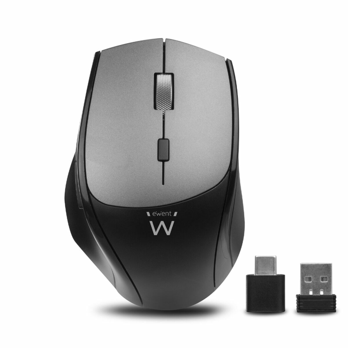 Rato Ewent EW3245 Preto Cinzento 2400 dpi