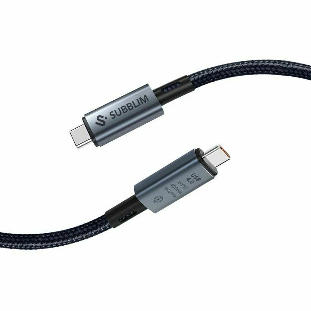 Cabo USB-C para USB-C Subblim HIGH Preto 1,5 m