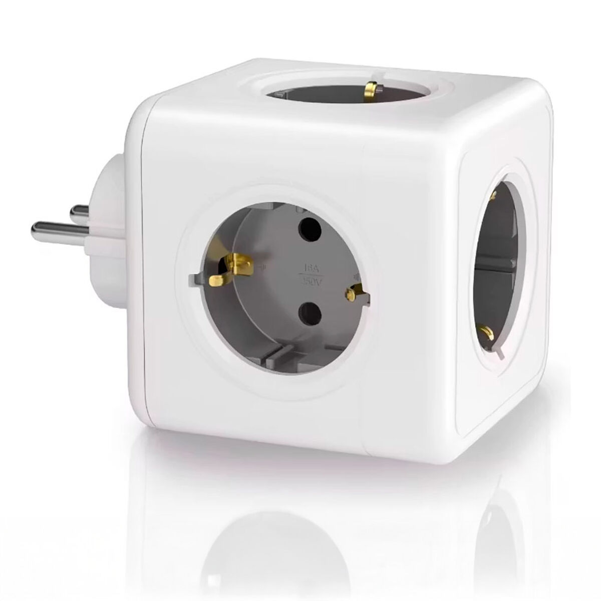 Extensão com 5 Tomadas sem Interruptor Fbright Branco 3680 W