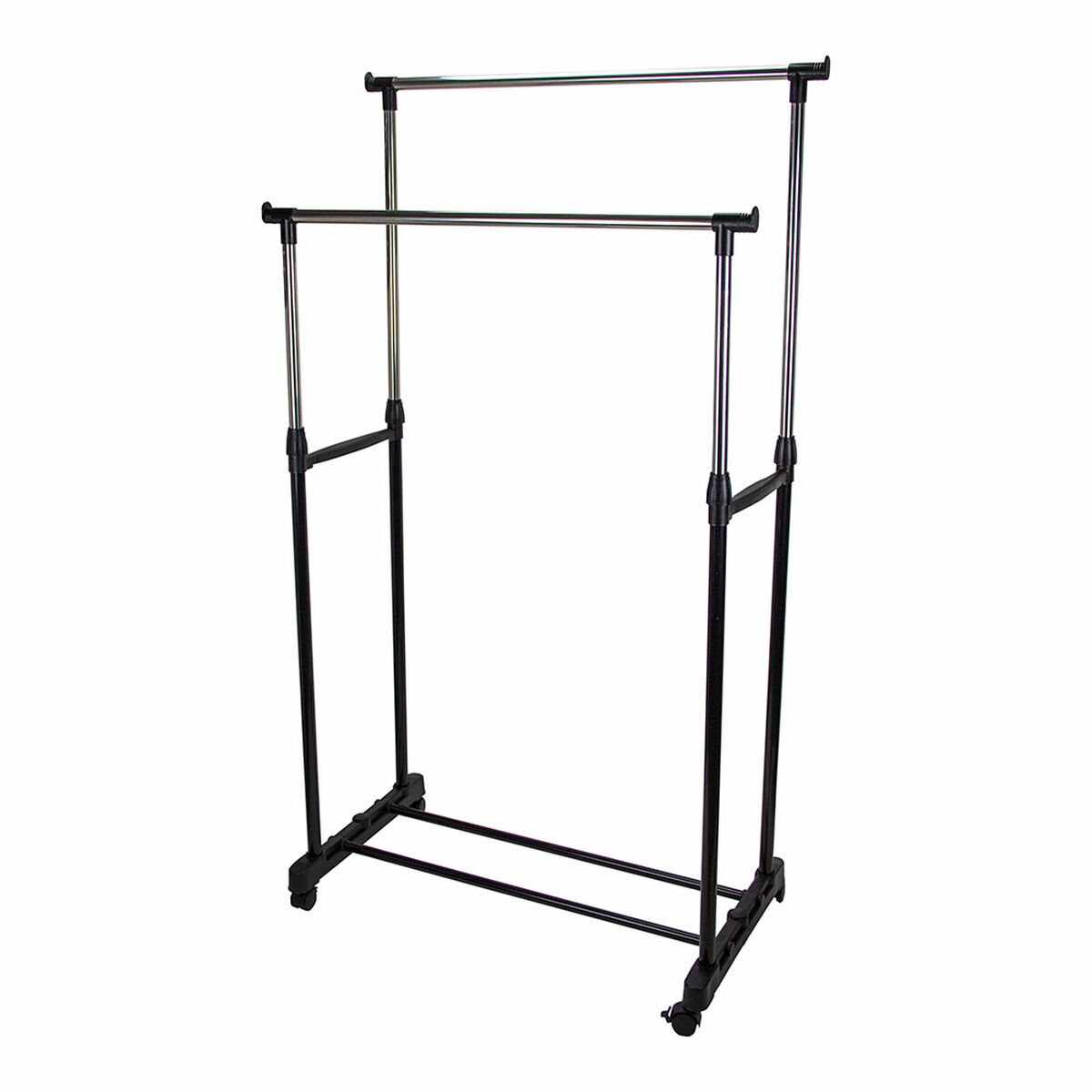 Bengaleiro com Rodas Mondex 80 x 43 x 90 cm Cinzento Metal