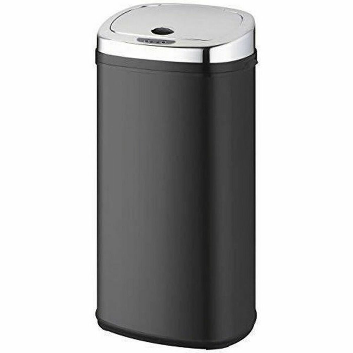Caixote do lixo Kitchen Move Preto Metal Aço inoxidável 42 L