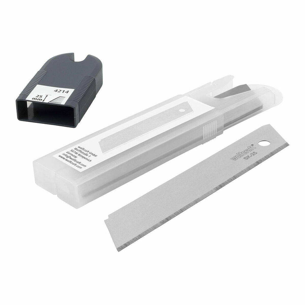 Lâmina de Corte Wolfcraft Aço 25 mm (5 Unidades)