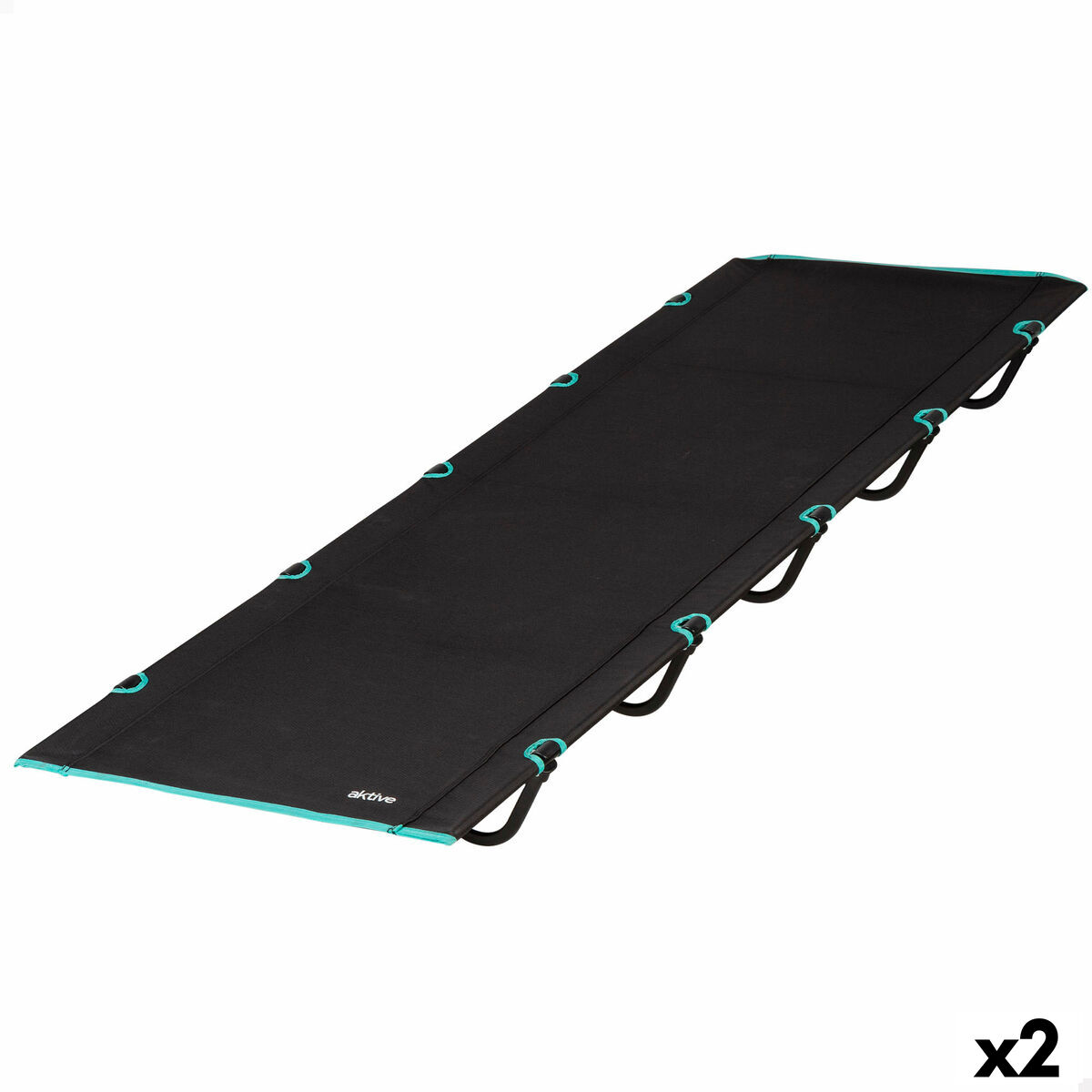 Cama de campismo Aktive 193 X 14,5 X 67 CM (2 Unidades)