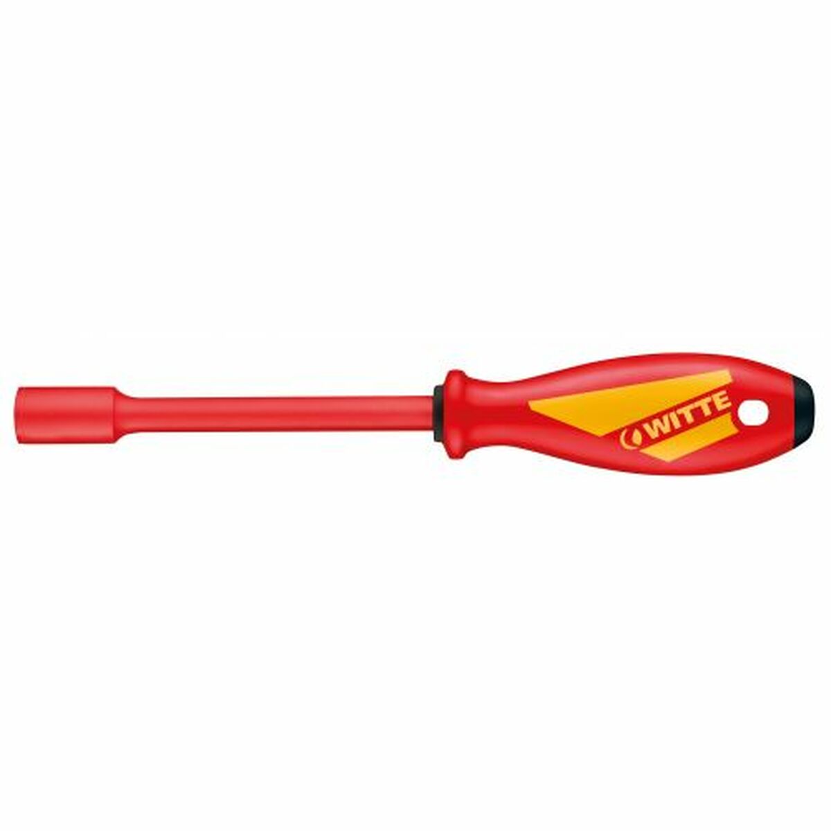 Chave de fenda de eletricista com ponta de soquete WITTE MAXX VDE Hex 13 mm Sextavado