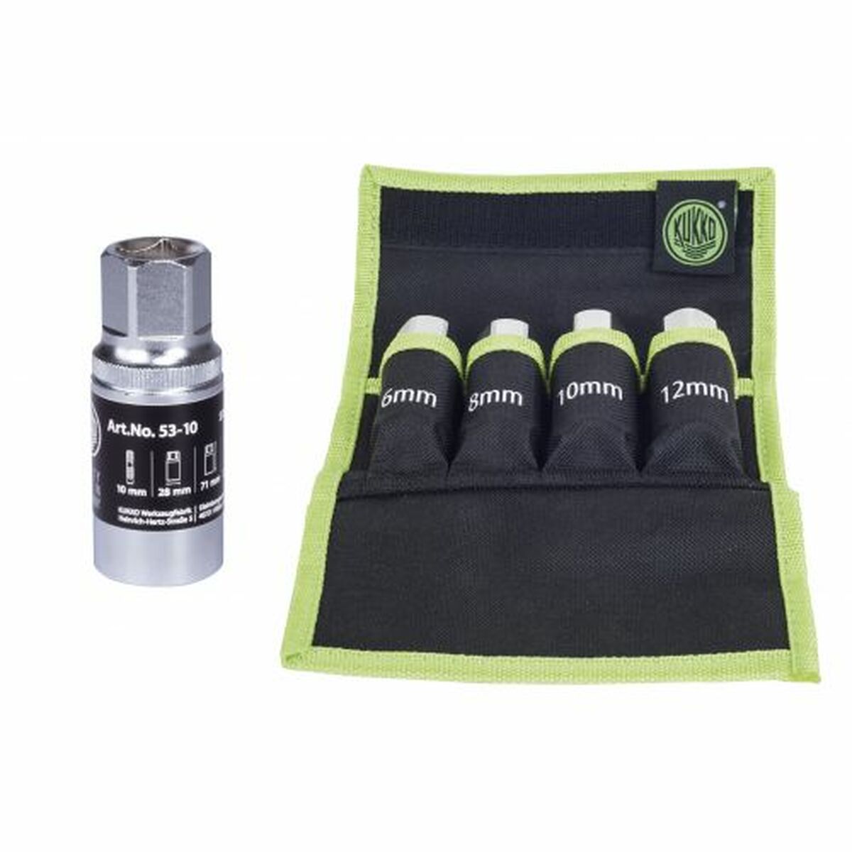 Conjunto de Extratores KUKKO 10 mm 6 mm 12 mm 8 mm