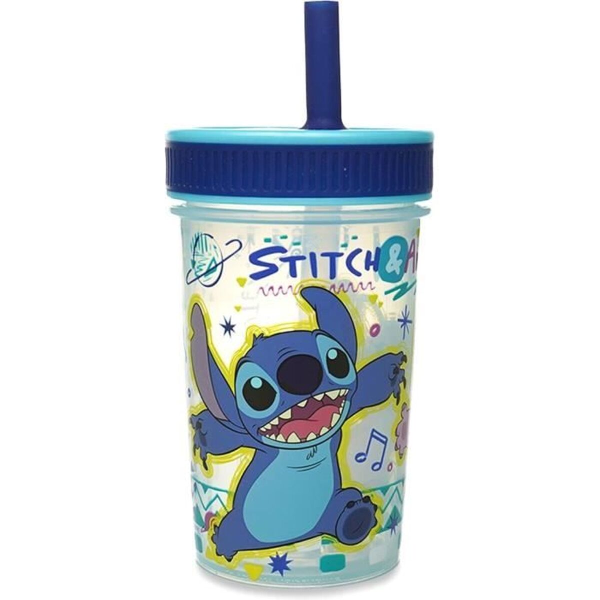 Copo de Aprendizagem ThermoBaby LILO & STITCH 420 ml Azul
