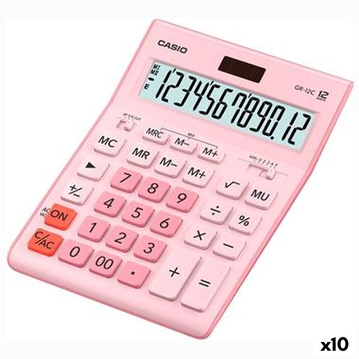 Calculadora Casio Cor de Rosa (10 Unidades)