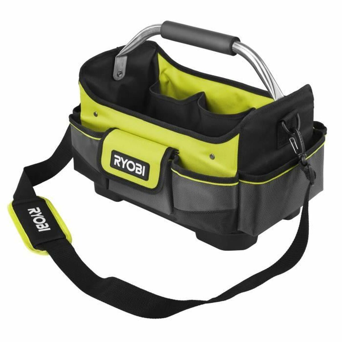 Saco de ferramentas Ryobi RBSSOT1 25 x 32 x 20 cm Preto/Amarelo Poliéster 20 L