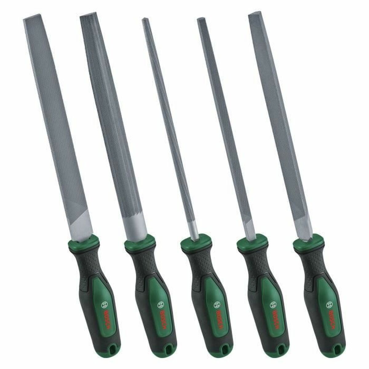 Conjunto de Limas BOSCH Aço 5 Peças