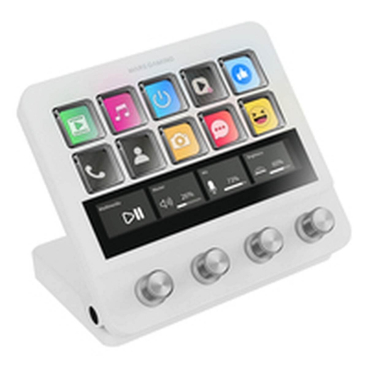 Teclado Mars Gaming MSDPROW Branco