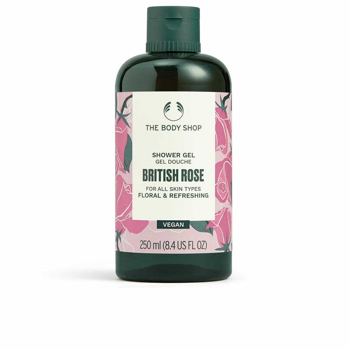 Gel de duche The Body Shop BRITISH ROSE 250 ml