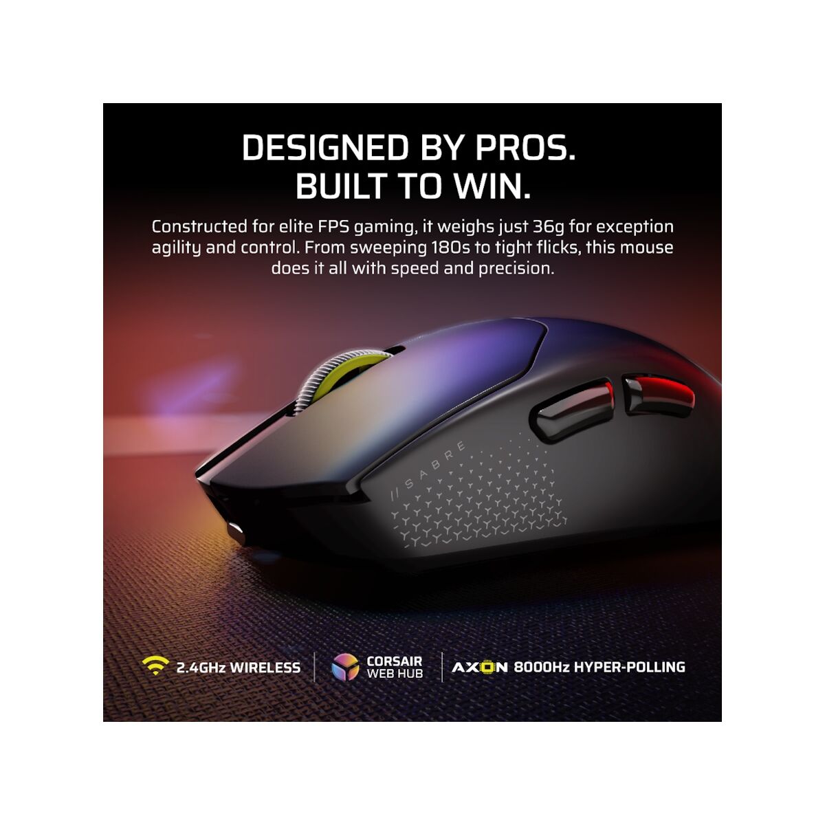 Rato Corsair CH-931G000-WW Preto